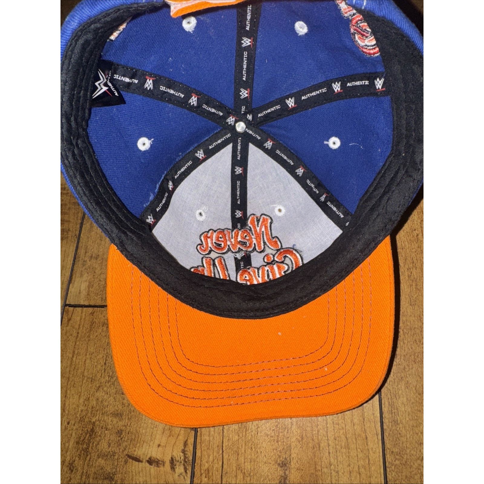 WWE WWE John Cena Blue Adjustable Hat Hustle Loyalty Respect Size ONE SIZE - 6 Thumbnail
