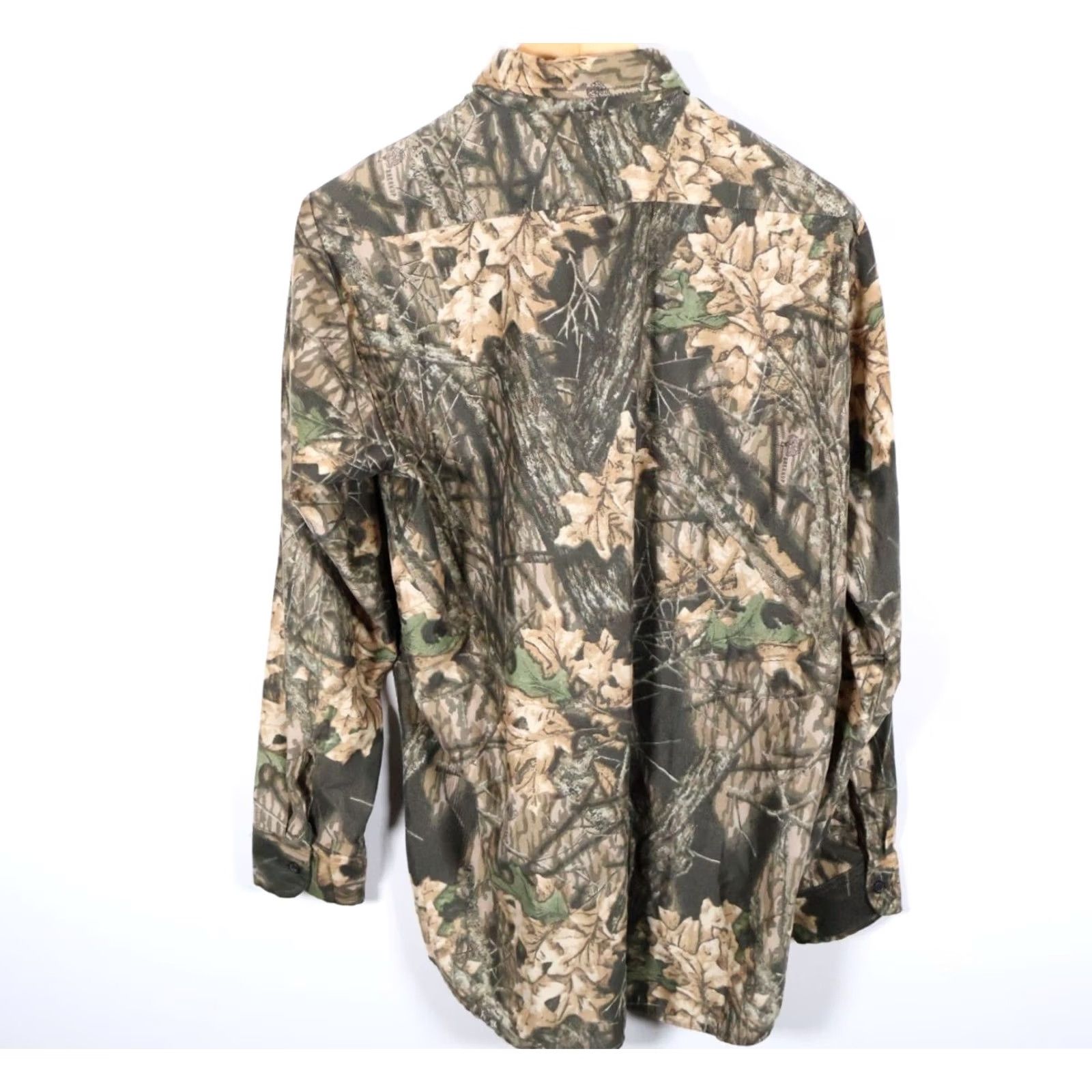 Vintage VINTAGE Westark Camouflage Shirt Mens Large Green Mossy Oak Breakup Camo Camouflage 80s 90s Retro Workwear Button-Up Short Sleeve Size US L / EU 52-54 / 3 - 2 Thumbnail