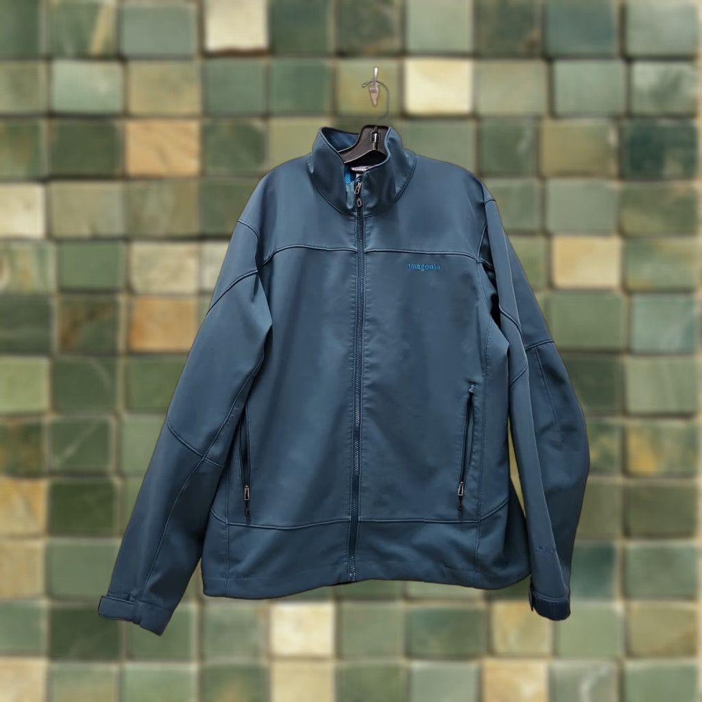 Patagonia Patagonia Adze Windbloc Jacket XL Blue Full Zip Mens Size US XL / EU 56 / 4 - 1 Thumbnail