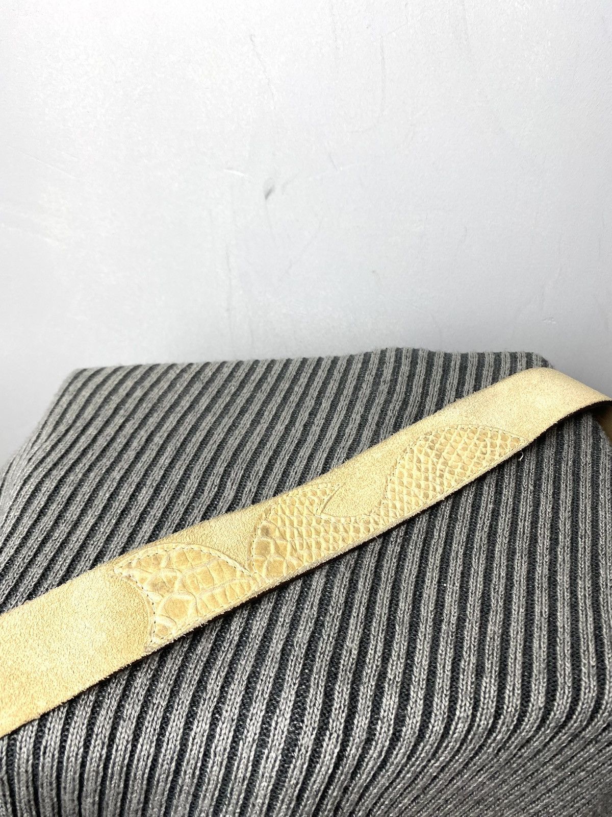 Cowboy Equipment Italy Made Vintage Cowboy Western Belt Snake Leather Size ONE SIZE - 6 Thumbnail
