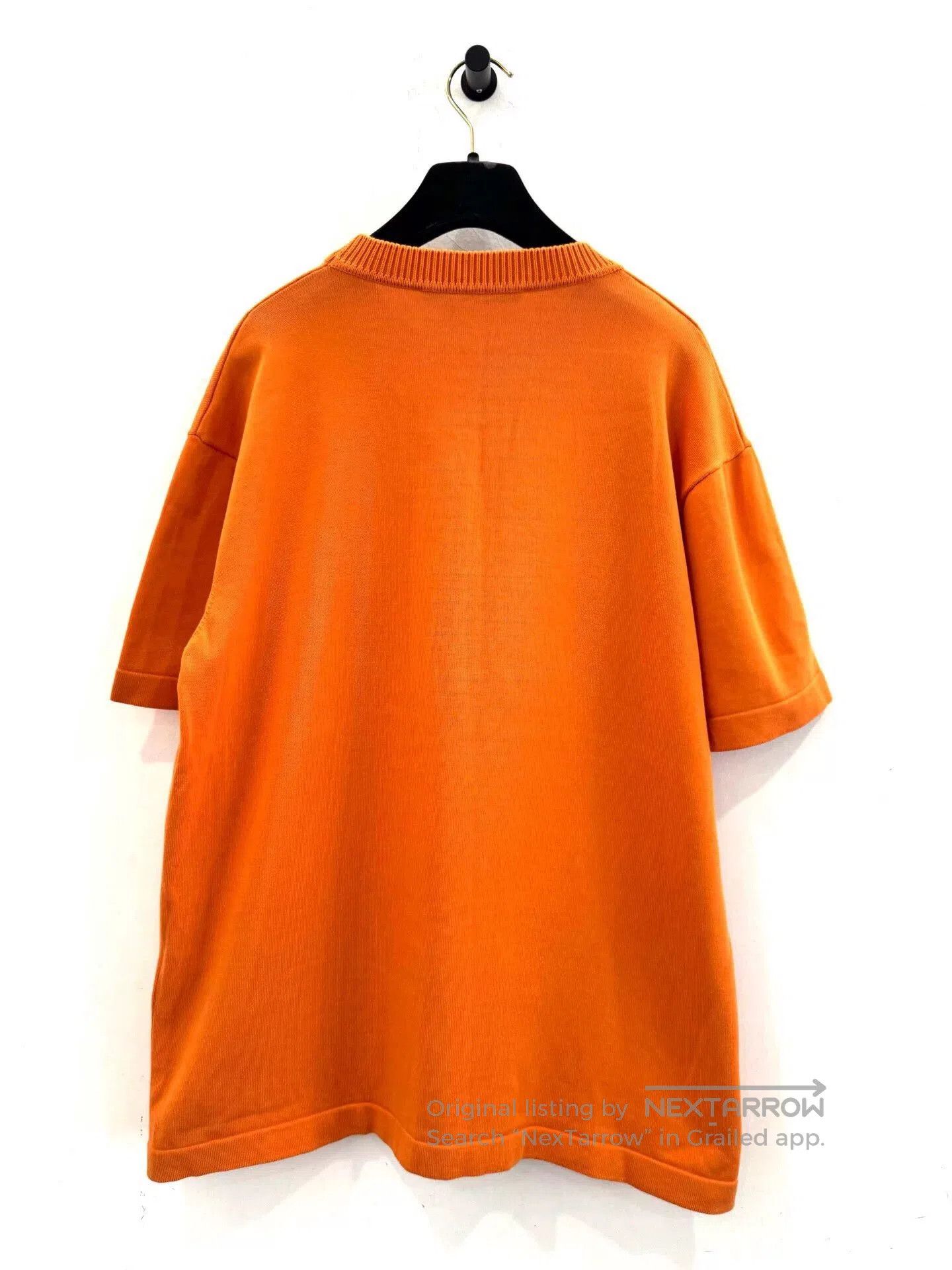 Louis Vuitton Louis Vuitton Orange Embroidered Logo Men's Tee. Size US M / EU 48-50 / 2 - 3 Thumbnail