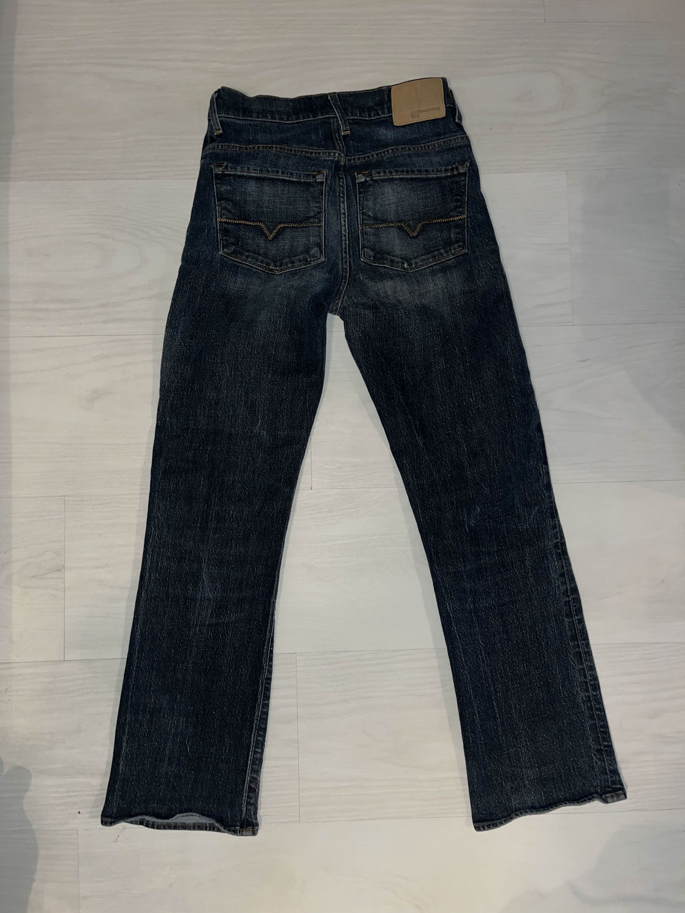 Guess × Vintage y2k style Guess Navy Jeans Size 28" / US 6 / IT 42 - 2 Thumbnail