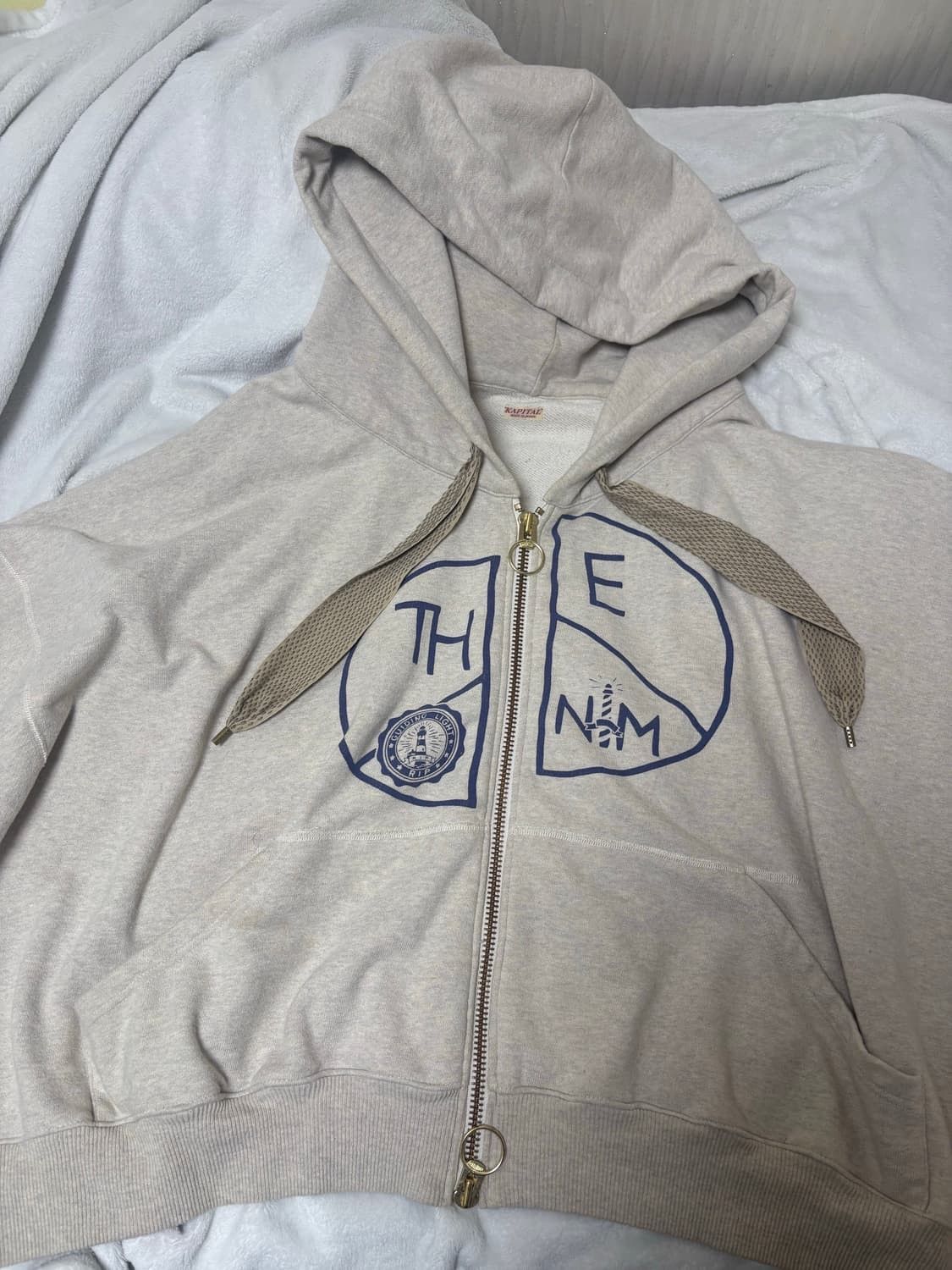 Kapital Kapital Peace Zip Hoodie Kinari Size US L / EU 52-54 / 3 - 2 Thumbnail