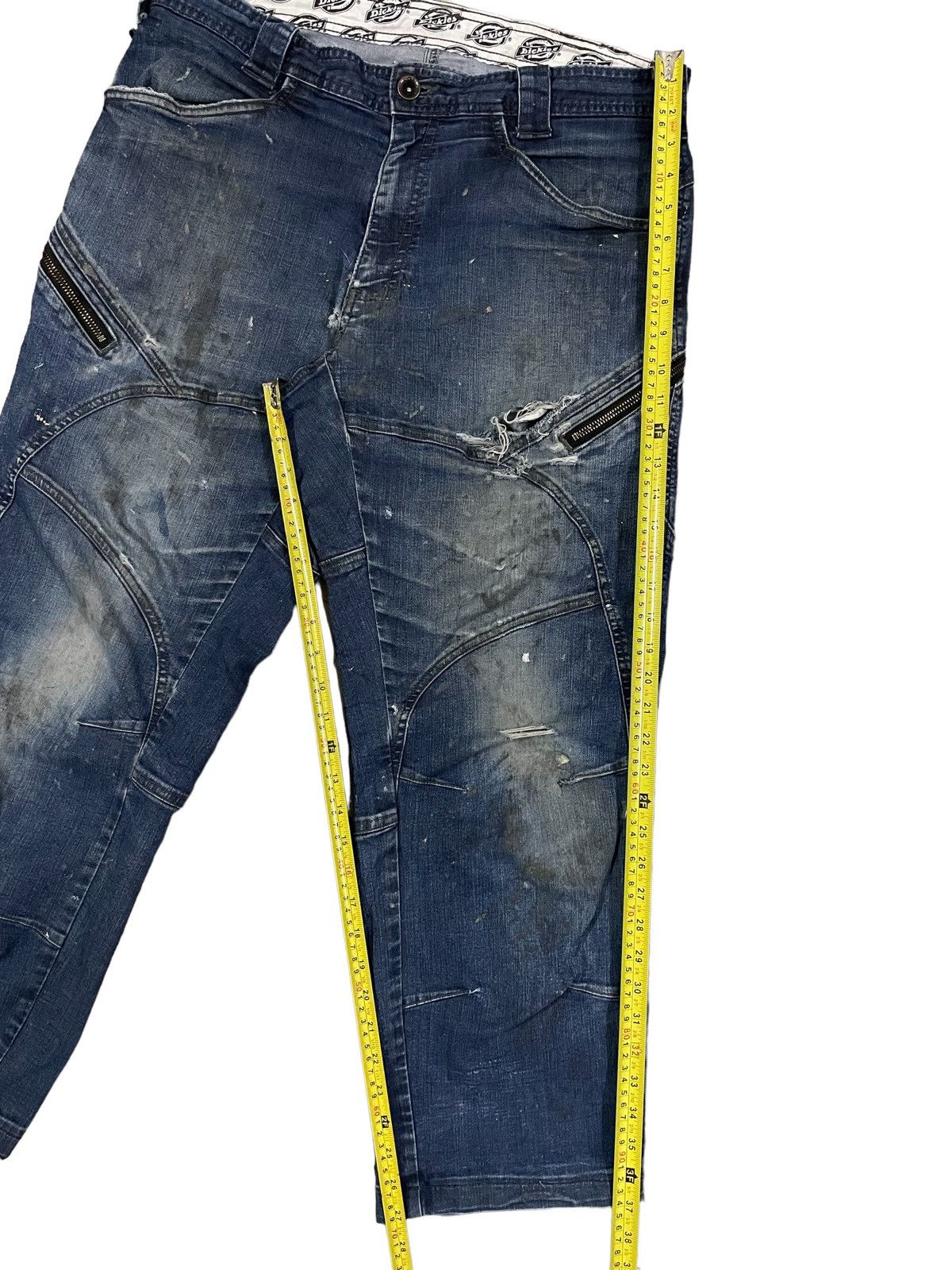 Dickies Dickies Paint Splatter Multipocket Distressed Baggy Jeans Size US 36 / EU 52 - 19 Thumbnail