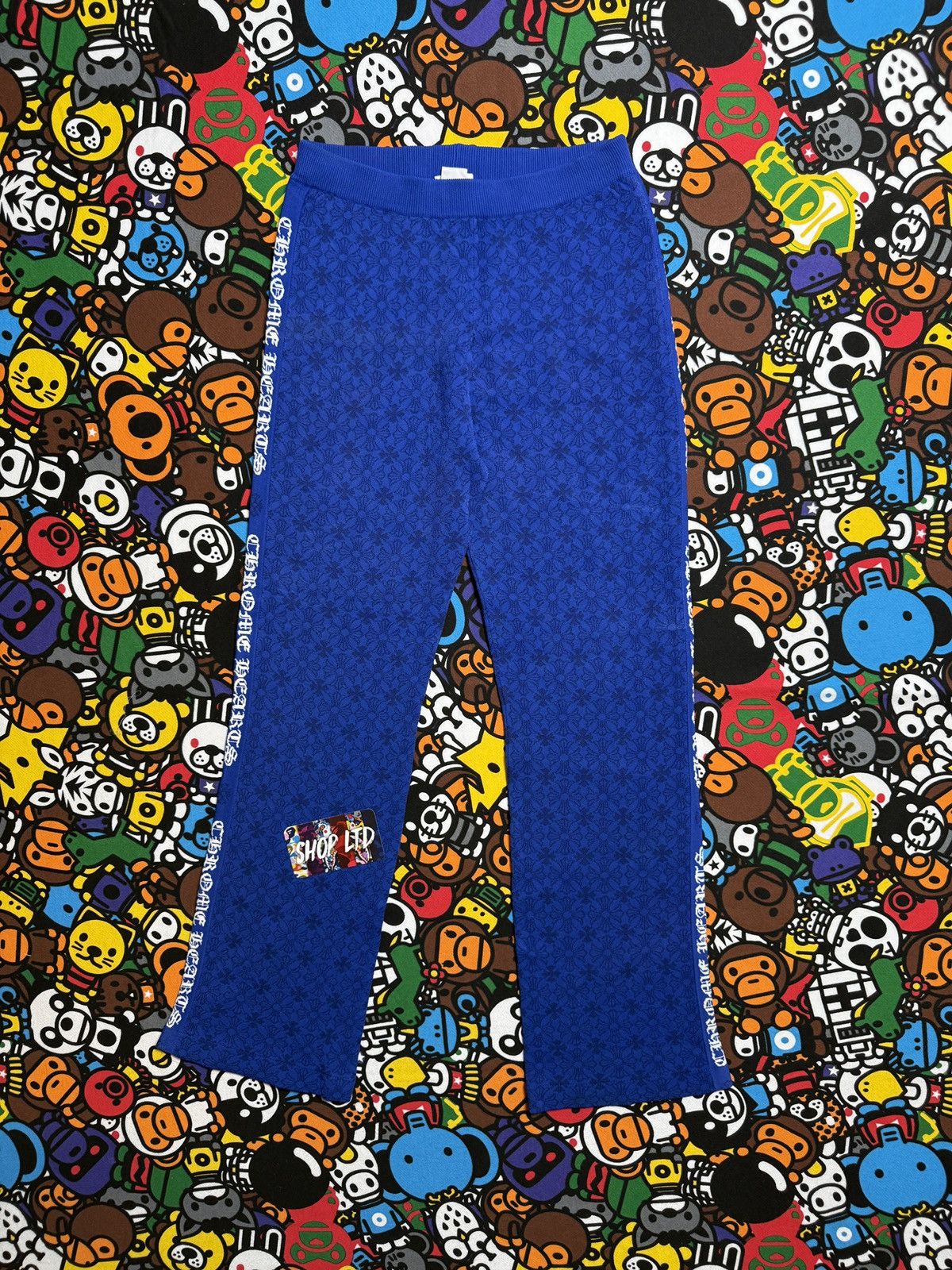 Chrome Hearts Chrome Hearts Blue Velour Sweatpants Size 30" / US 8 / IT 44 - 1 Thumbnail