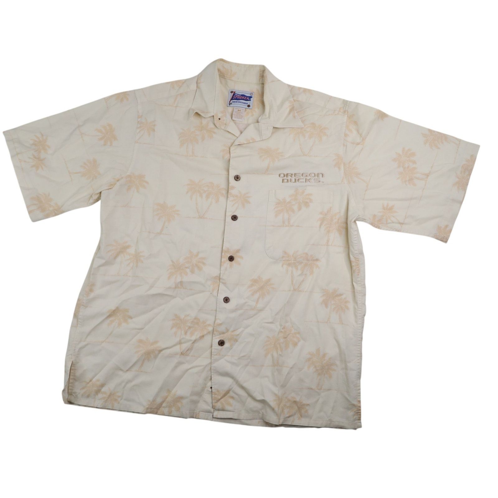 Reyn Spooner × Vintage VTG Reyn Spooner University Oregon Tropical Hawaiian Shirt Size US M / EU 48-50 / 2 - 1 Thumbnail