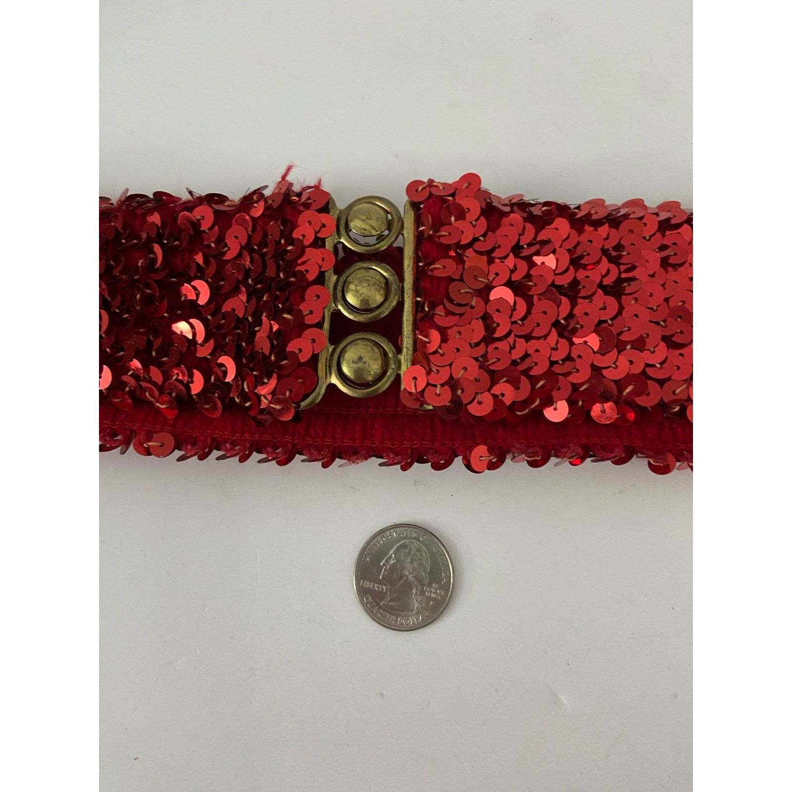 Other Red sequin belt size 2 Size ONE SIZE - 2 Thumbnail