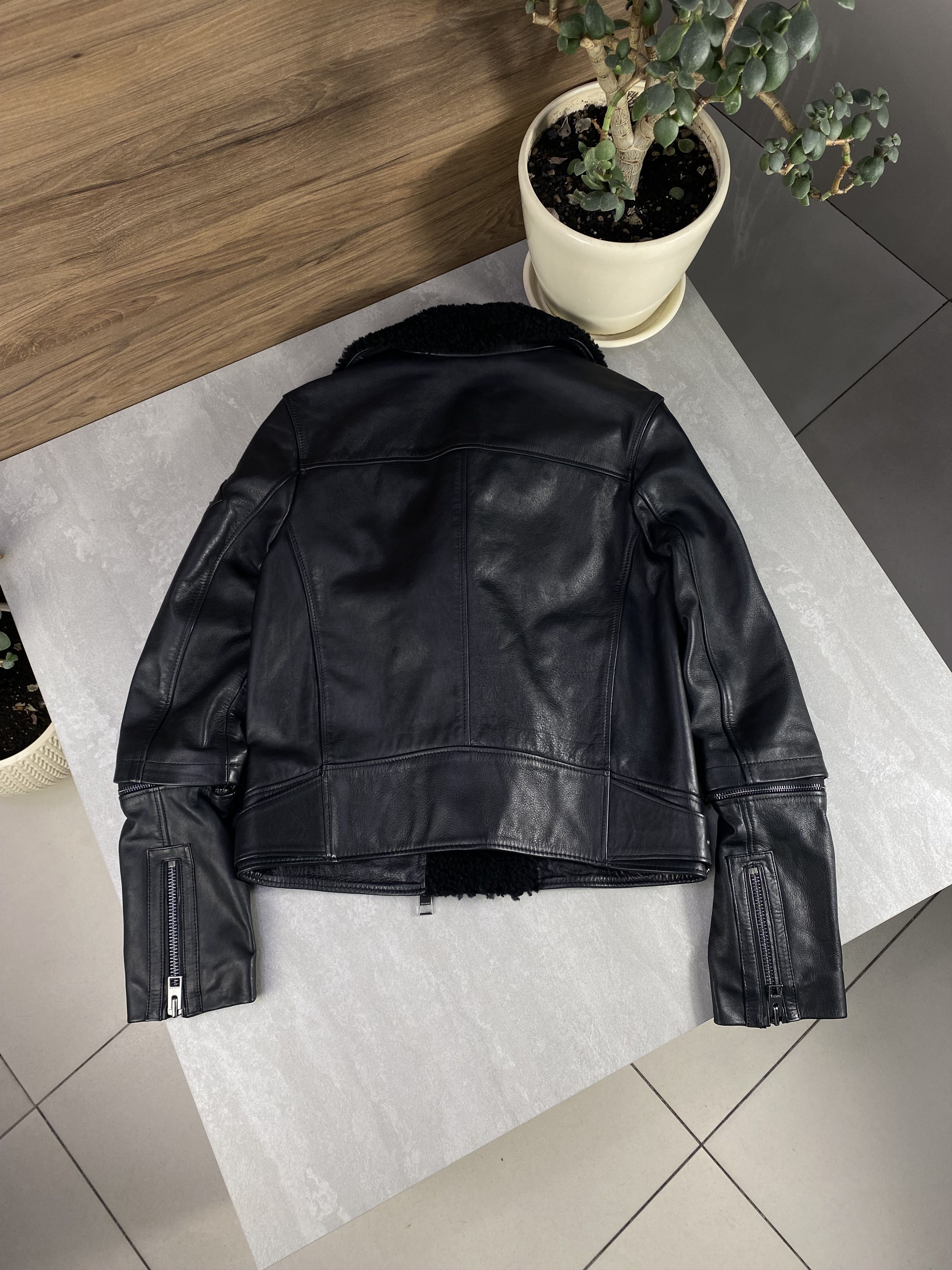 Allsaints Allsaints Bayes Shearling Leather Jacket Limited Edition Size S / US 4 / IT 40 - 8 Thumbnail