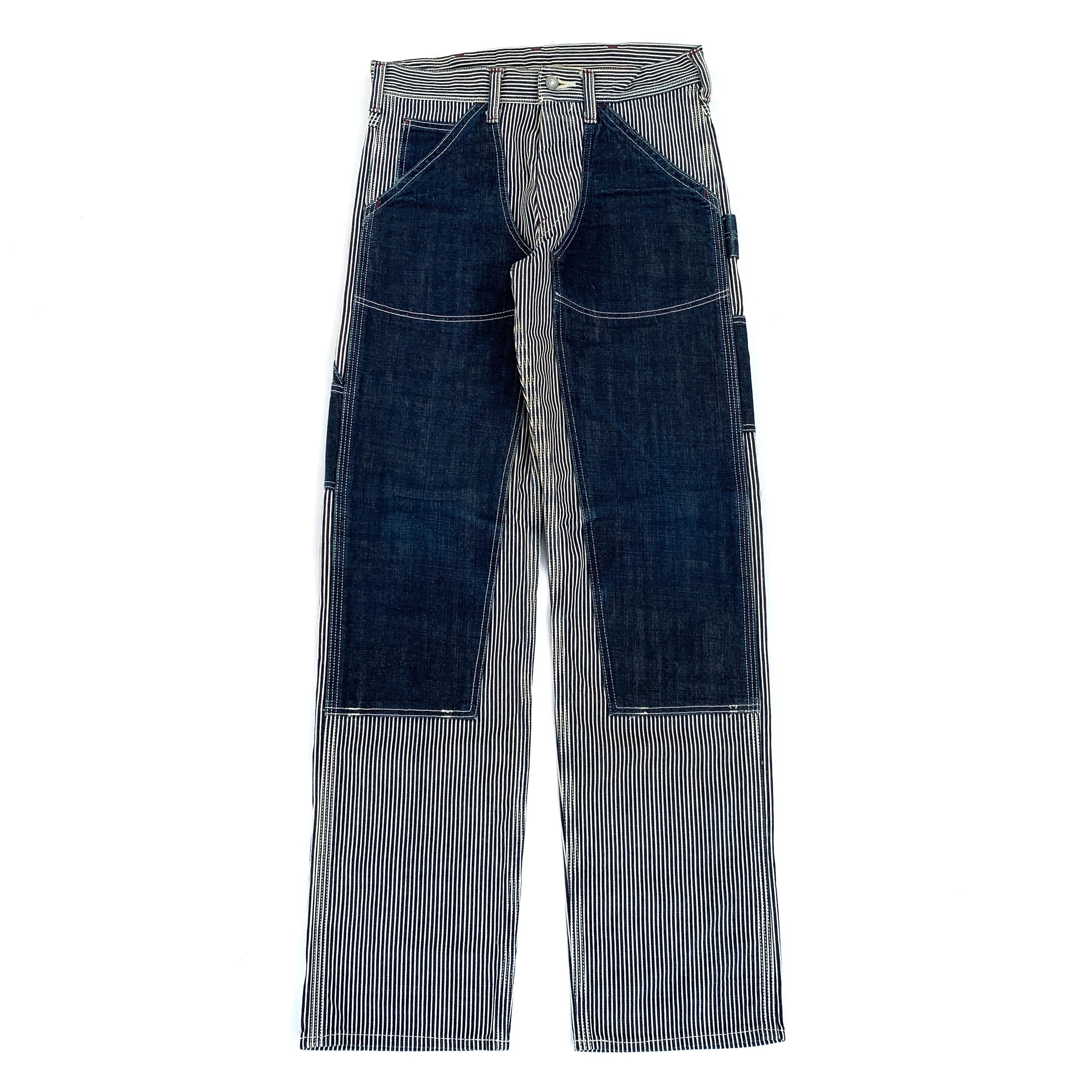 EIGHT-G Vintage Eight-G Hickory Carpenter Double Knee Pants Size US 31 - 1 Thumbnail