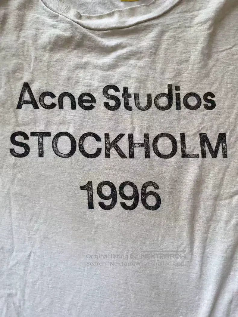 Acne Studios Acne Studios 1996 series logo loose retro spray-painted di Size US M / EU 48-50 / 2 - 3 Thumbnail