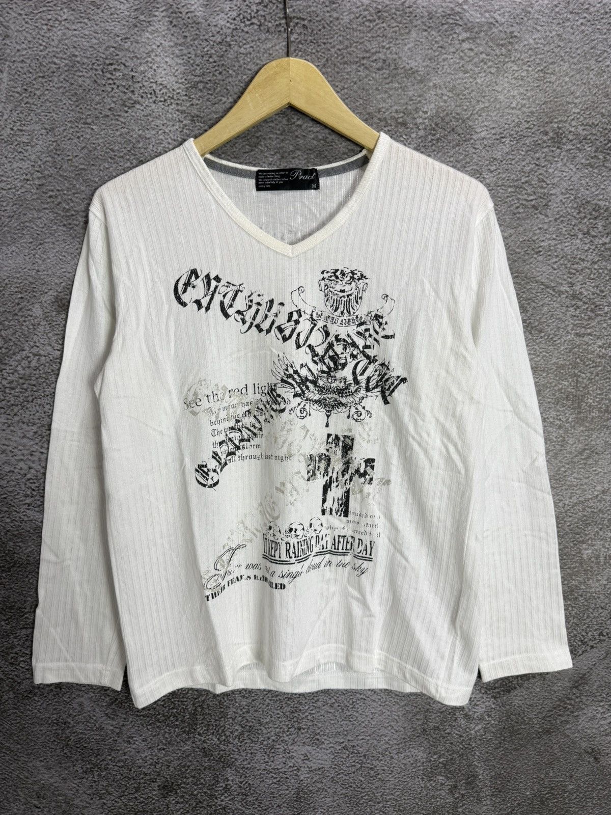 Japanese Brand LGB Dragon Trip V-Neck Longsleeve | Grailed