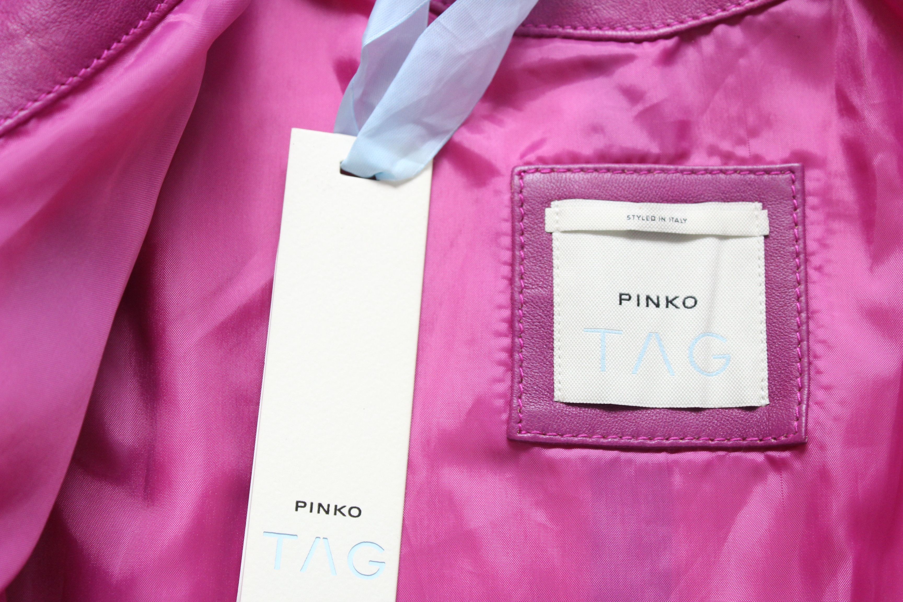 Pinko Pinko Tag Leather Jacket Womens Size 42 Authentic Hype Size M / US 6-8 / IT 42-44 - 18 Thumbnail
