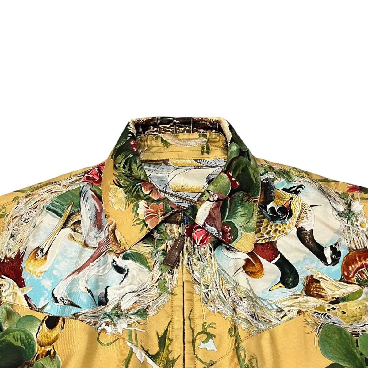 Hermes Hermès 1992 Silk Reversible Jacket - Art by Kermit Oliver Size US M / EU 48-50 / 2 - 6 Thumbnail