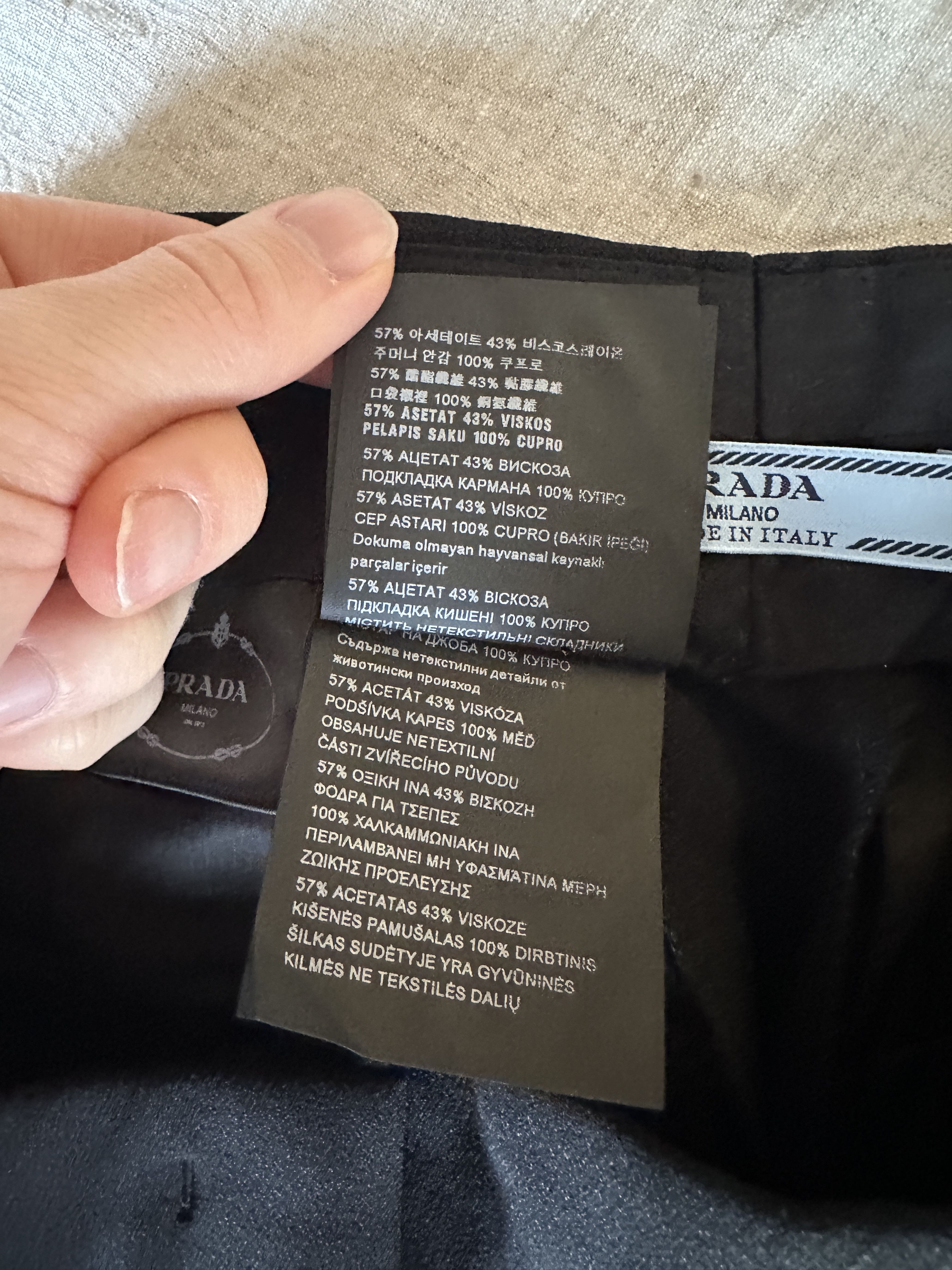 Prada Prada by Raf Simons Wide Leg Trousers Size US 30 / EU 46 - 5 Thumbnail