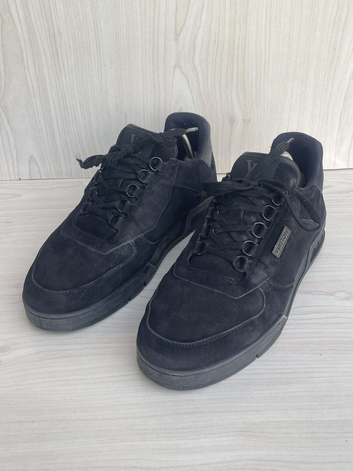 Louis Vuitton Low louis vuitton black trainer Size US 10.5 / EU 43-44 - 1 Thumbnail