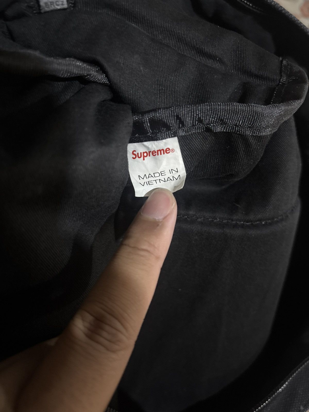 Supreme Backpack Supreme Canvas Logo Box Size ONE SIZE - 14 Thumbnail