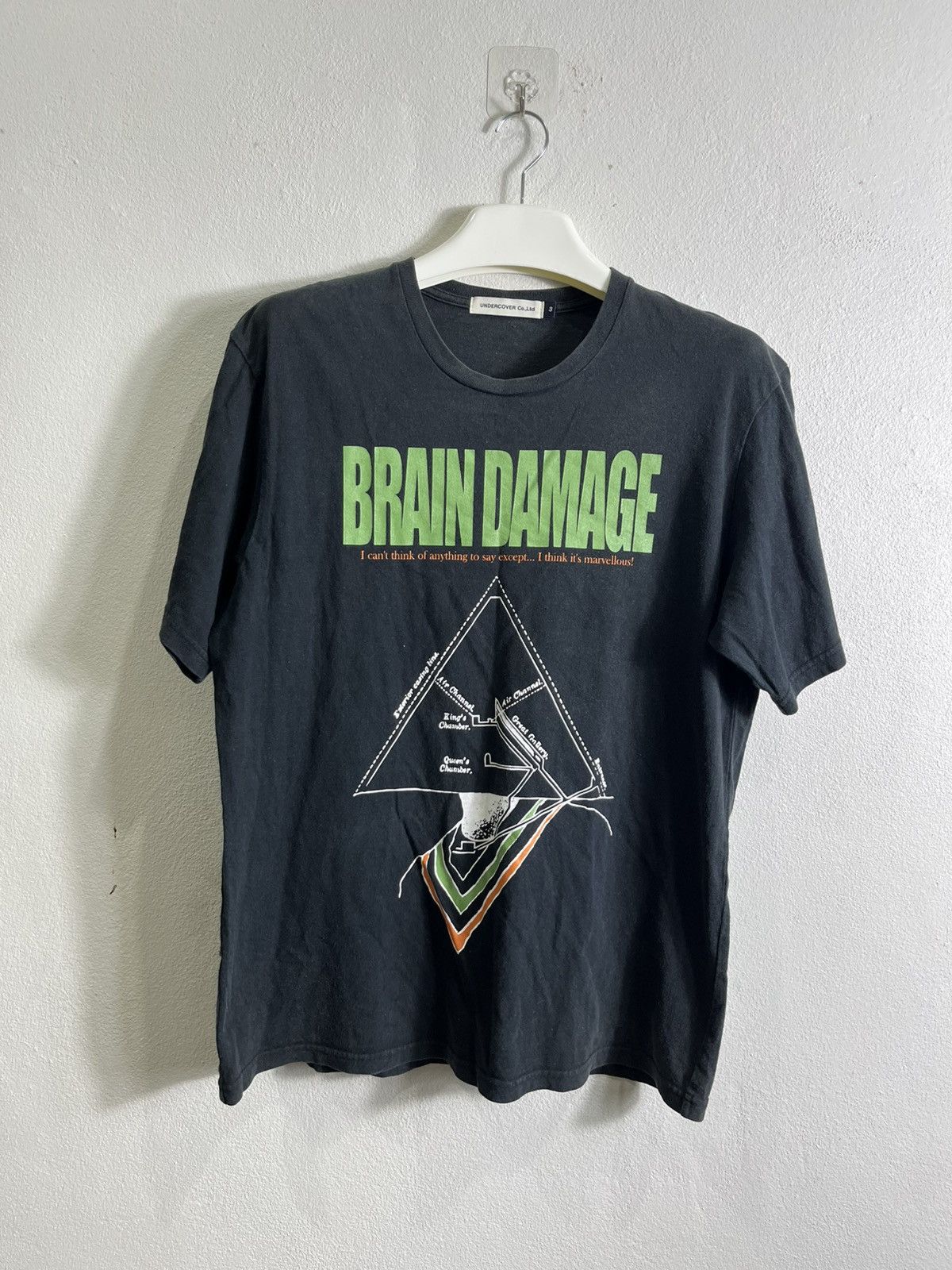 Undercover Undercover Brain Damage Sunfaded Tshirt Size US M / EU 48-50 / 2 - 1 Thumbnail