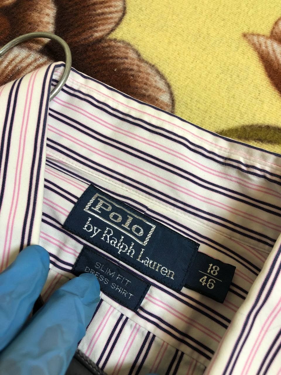 Polo Ralph Lauren Ralph Lauren Polo Men's Long Sleeve Regent Classic Shirt Size US XL / EU 56 / 4 - 2 Thumbnail