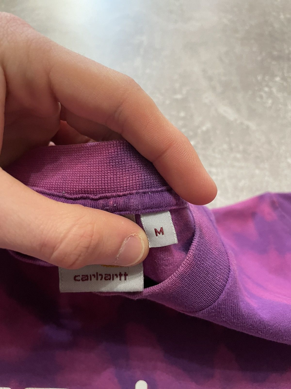 Carhartt Vintage Carhartt Purple T-Shirt Tie Dye Custom Y2K Size US M / EU 48-50 / 2 - 10 Thumbnail
