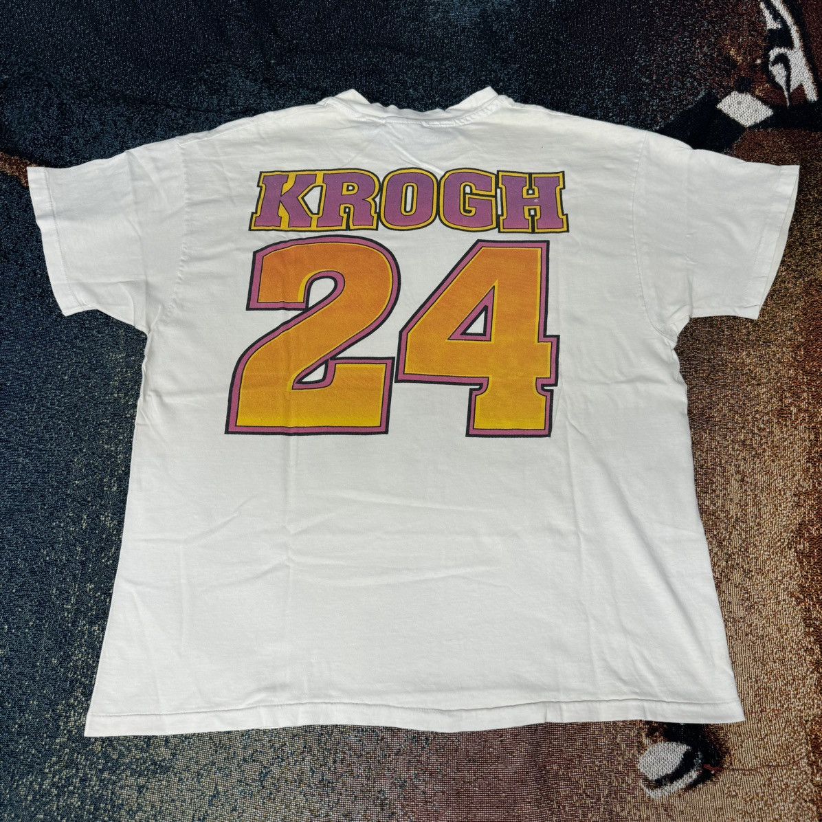 NASCAR × Vintage VINTAGE NASCAR MARK KROGH TEE WHITE Size US XL / EU 56 / 4 - 2 Thumbnail