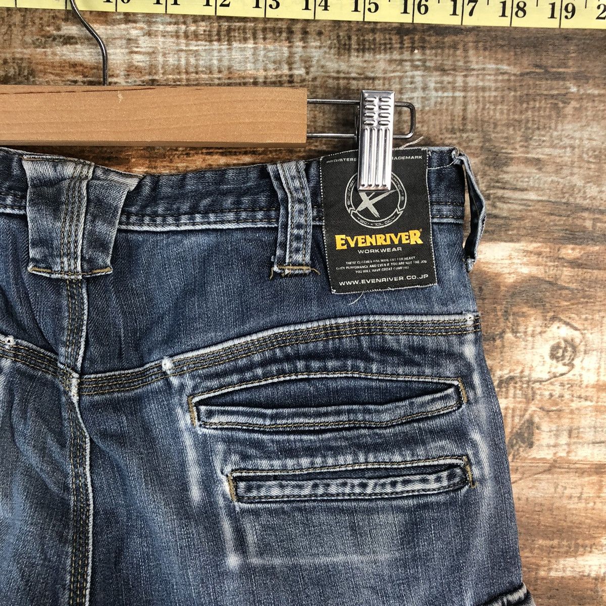 Japanese Brand Even River Black Distressed Denim Pants #A2107 Size US 30 / EU 46 - 22 Thumbnail