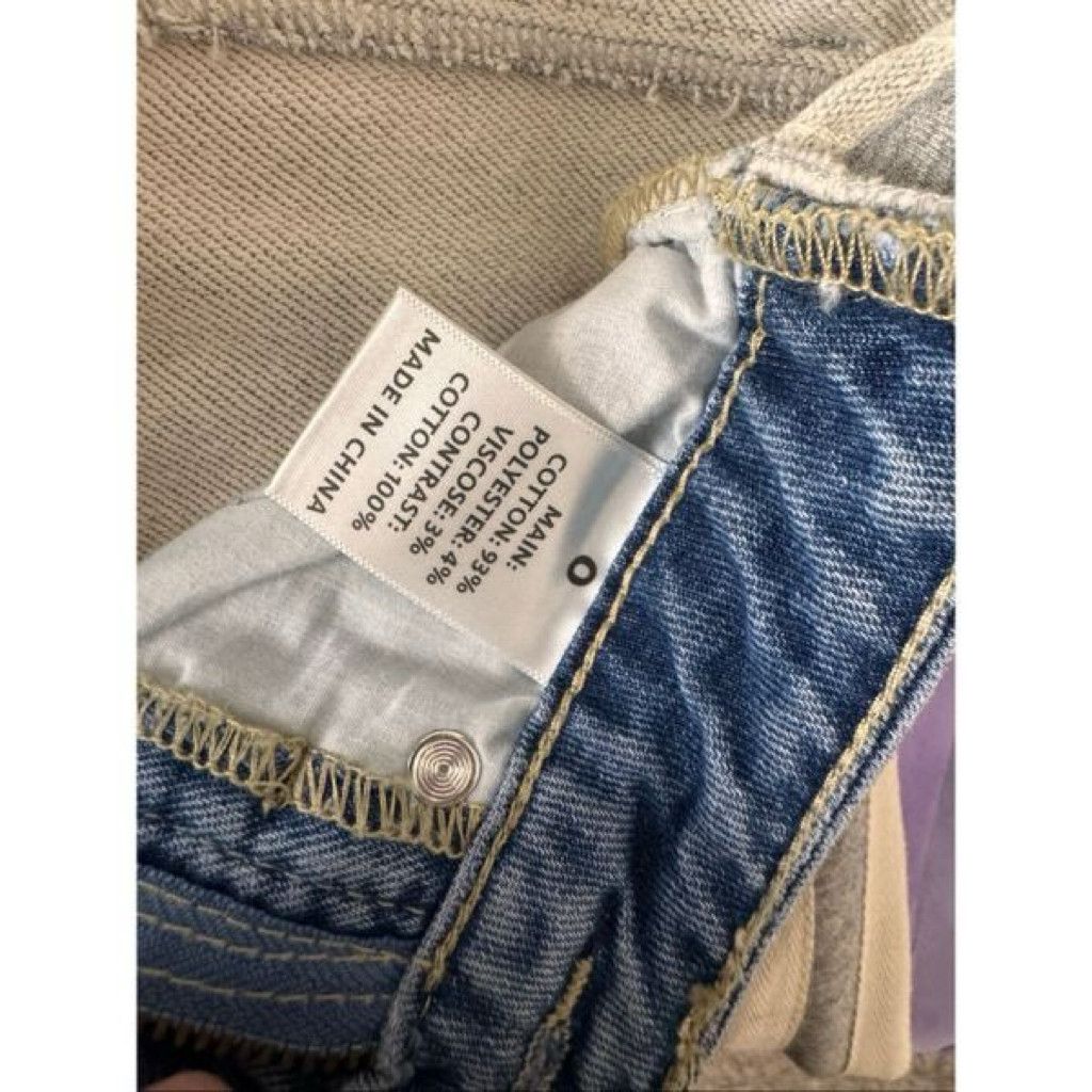 J Brand Austin Landing Women Size 0 Wide Leg Jeans Blue Stripe Denim Size 24" / US 00 / IT 34 - 3 Thumbnail