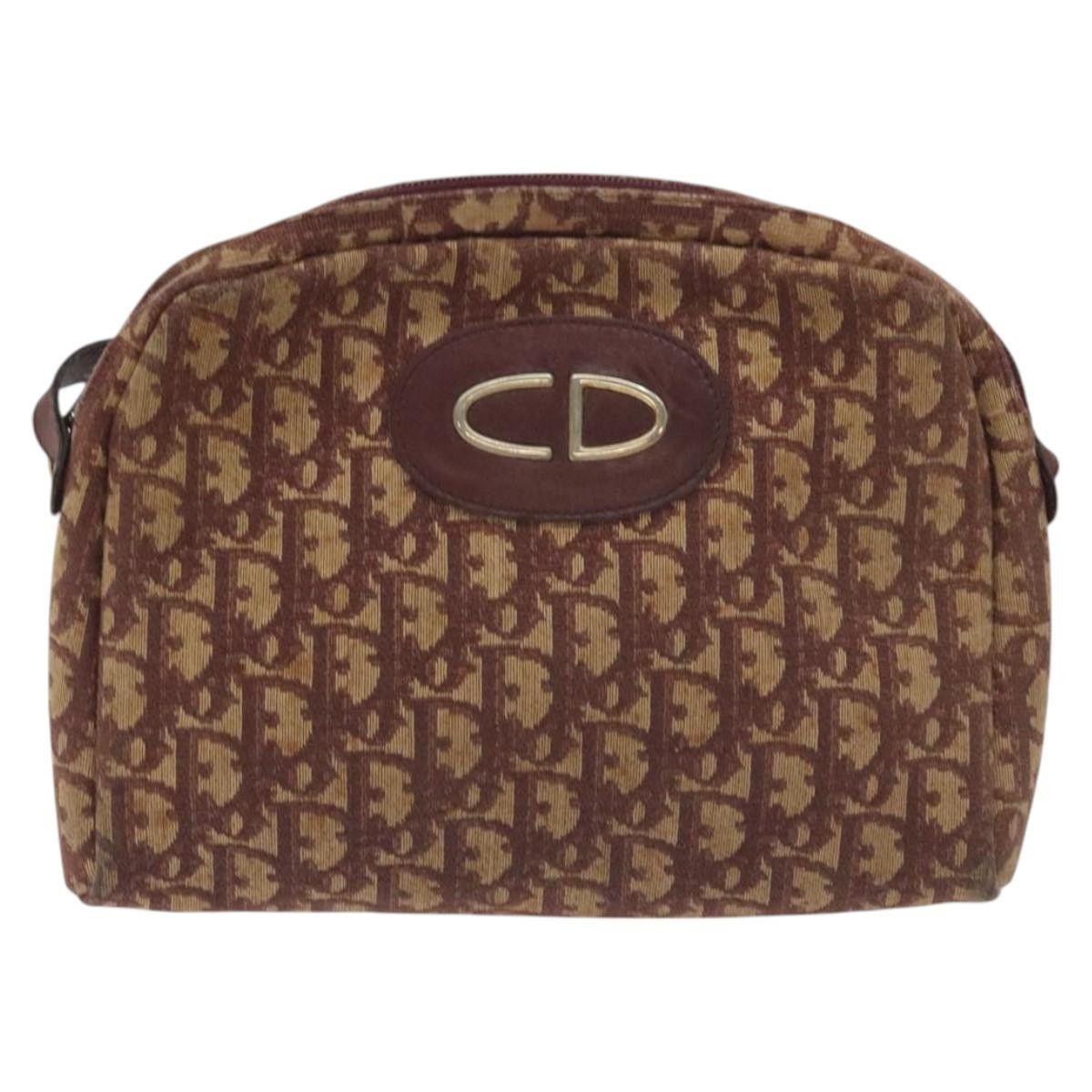 Dior DIOR Trotter Canvas Shoulder Bag Red Size ONE SIZE - 2 Thumbnail
