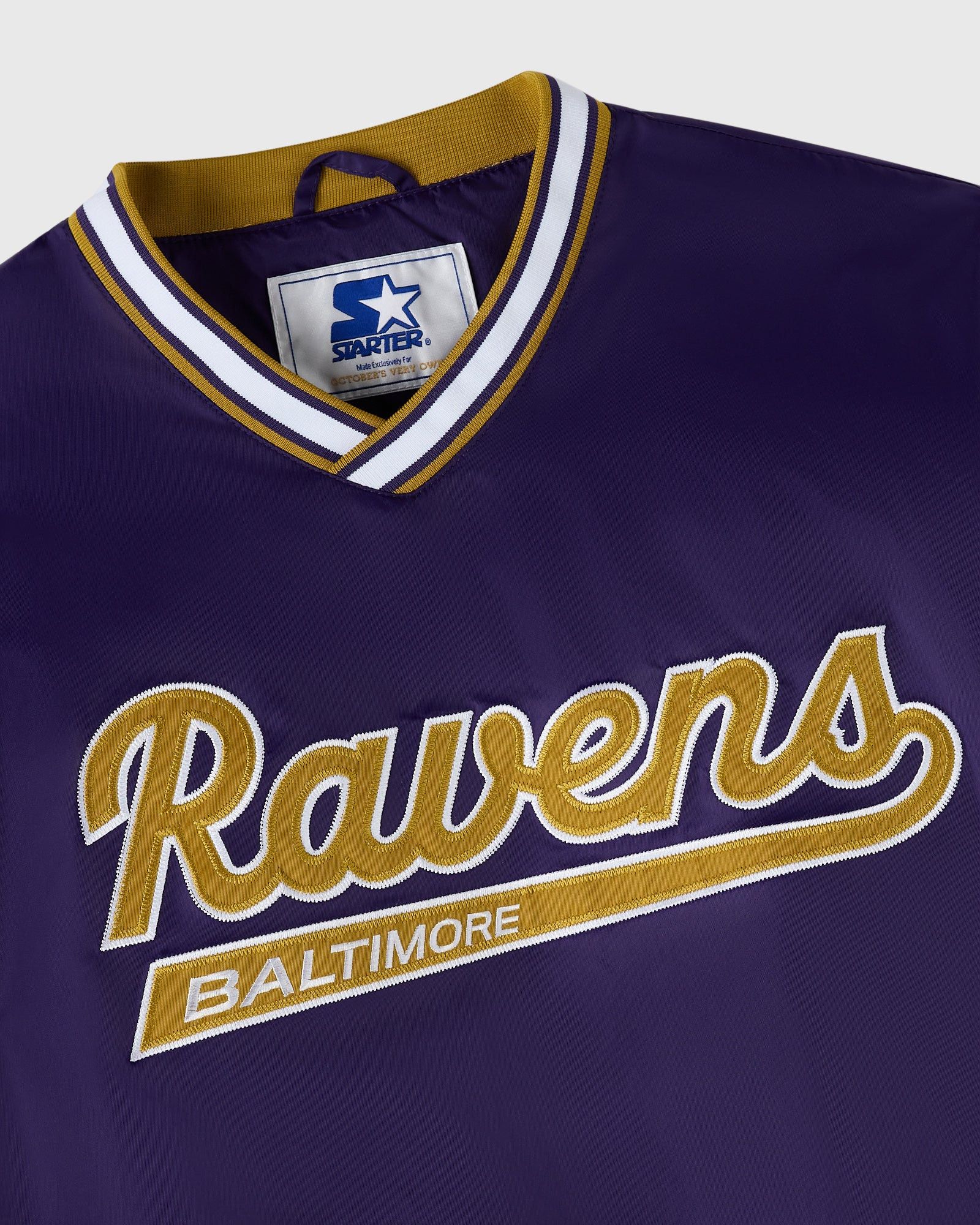 Drake OVO x NFL BALTIMORE RAVENS STARTER TRAINER PULLOVER JACKET Size US M / EU 48-50 / 2 - 5 Thumbnail
