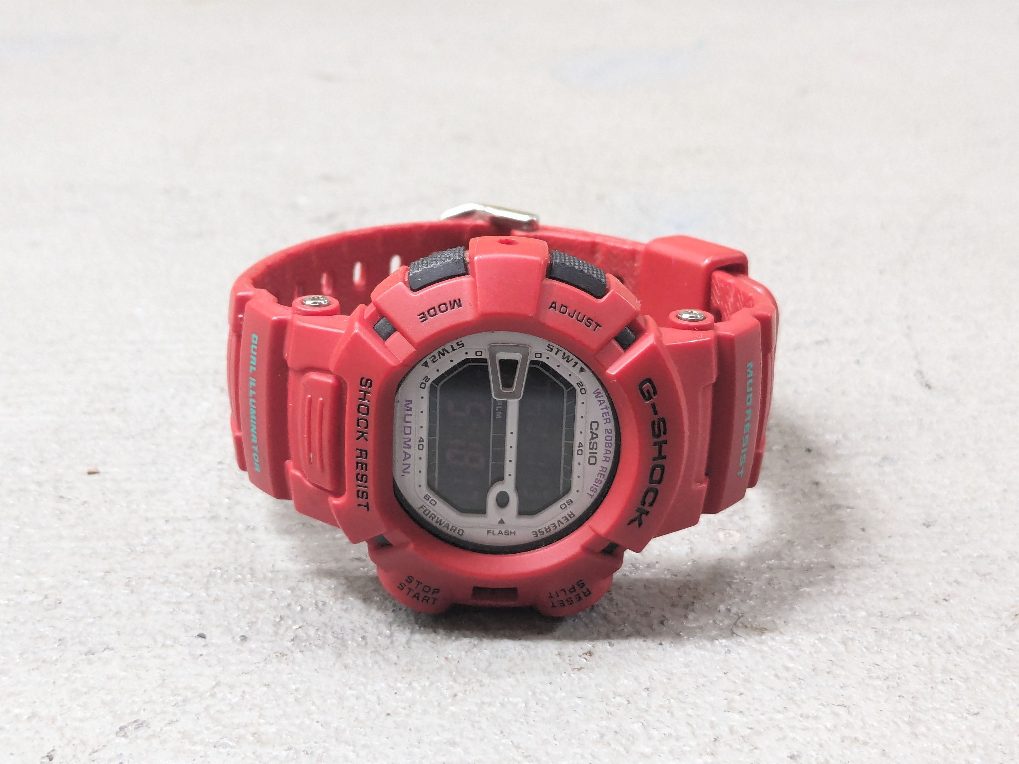 Casio × G Shock Casio G-Shock Mudman Red G-9000MX-4D 3031 Watch Size ONE SIZE - 2 Thumbnail