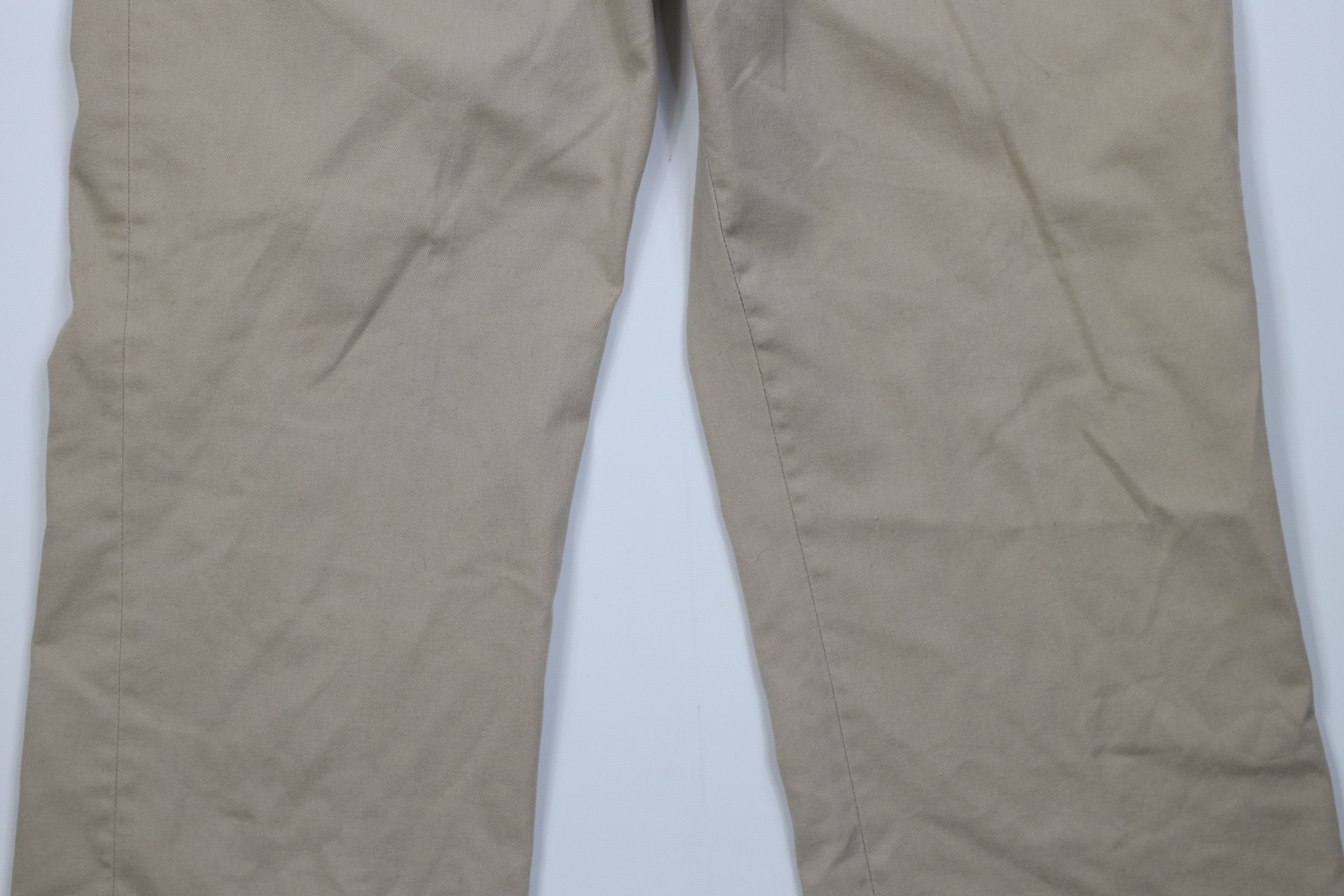 Vintage Vintage 70s Streetwear Wide Leg Chino Pants Trousers Beige Size US 36 / EU 52 - 3 Thumbnail