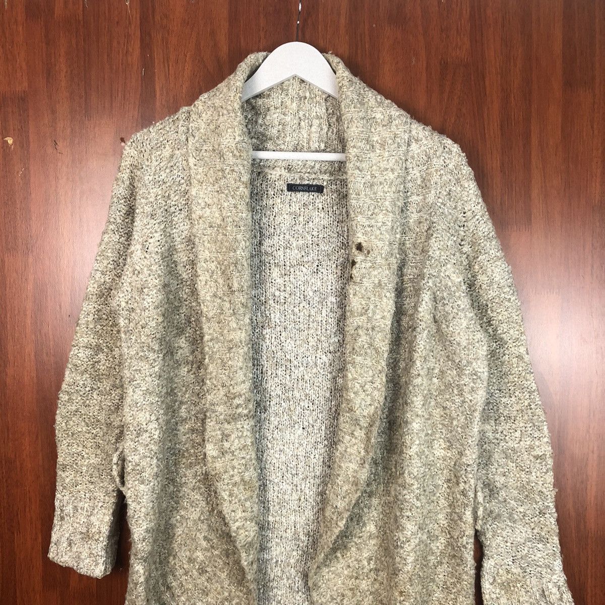 Japanese Brand Corn Flake Brown Cardigan #7496 Size M / US 6-8 / IT 42-44 - 2 Thumbnail