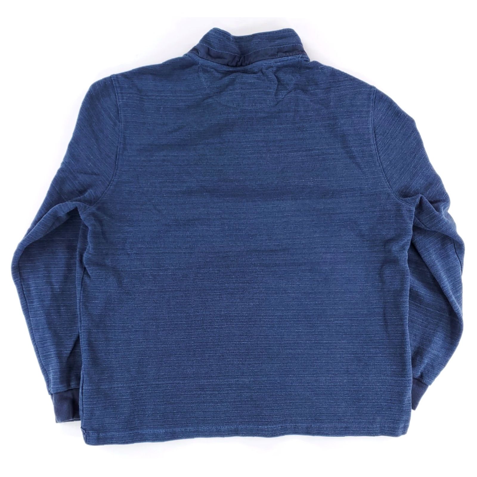 Carbon2Cobalt Carbon 2 Cobalt Sweatshirt Pullover Henley 4 Button Banded Collar Blue Mens L Size US L / EU 52-54 / 3 - 3 Thumbnail