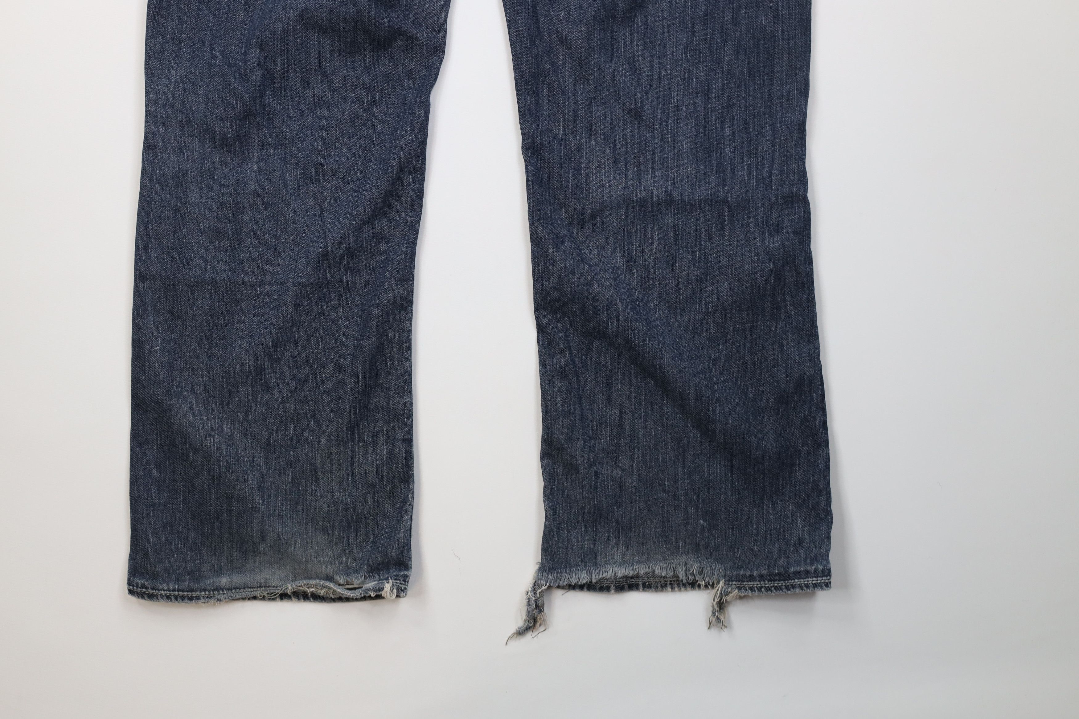 Vintage Buckle BKE Thick Stitch Tyler Bootcut Wide Leg Denim Jeans Size US 34 / EU 50 - 16 Thumbnail