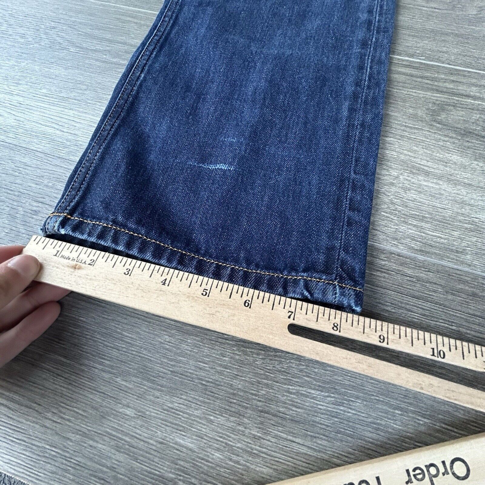 Diesel Diesel Larkee Jeans Mens 34x34 0073N Regular Straight Denim Size US 34 / EU 50 - 6 Thumbnail