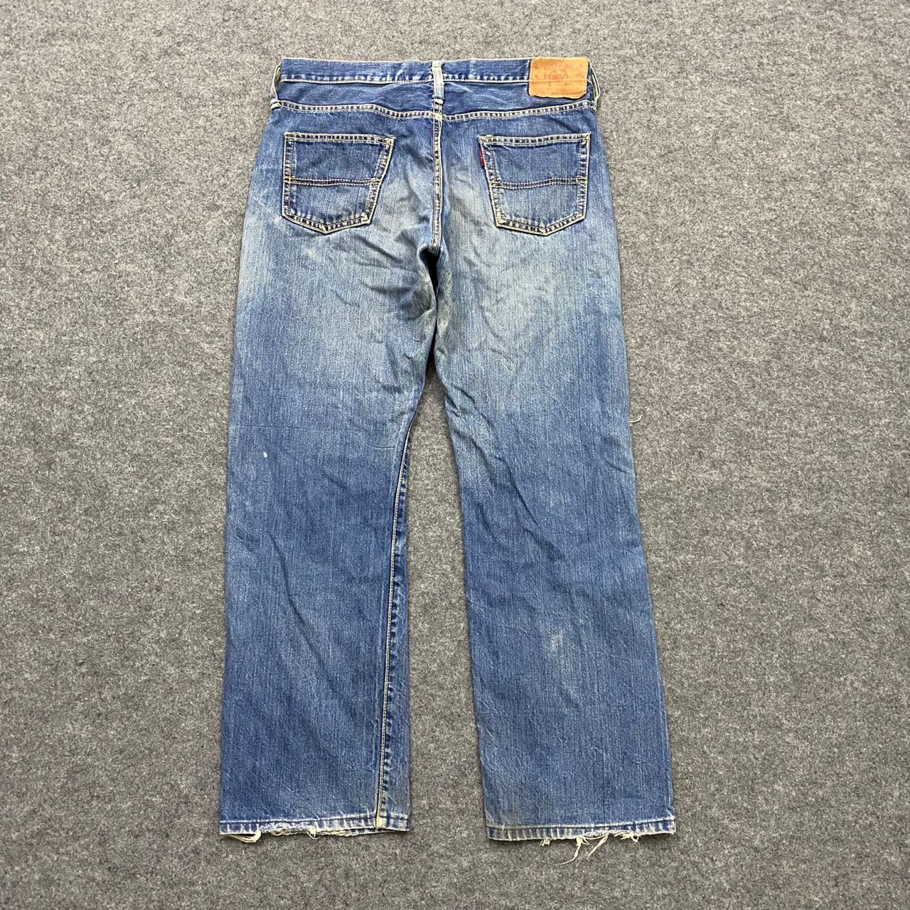 If Six Was Nine 💥Best Offer💥Vintage 80s Big Stone Distressed Denim Size US 34 / EU 50 - 3 Thumbnail