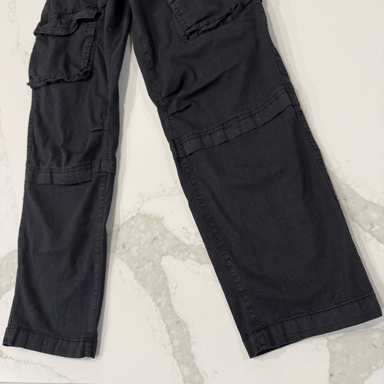 Garage Garage Remi Straight Cargo Pants Women’s 3 Black Size 26" / US 2 / IT 38 - 6 Thumbnail