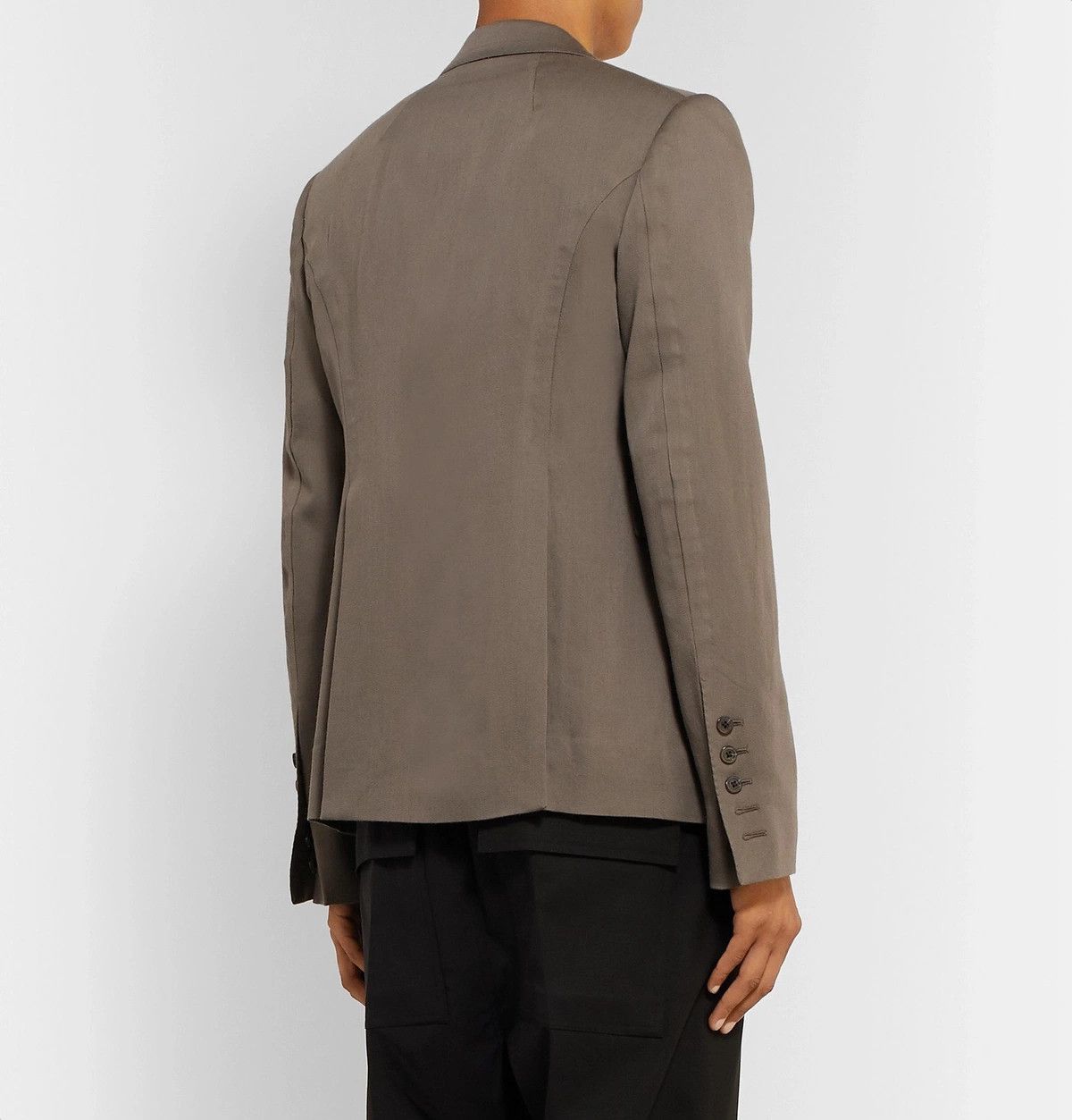 Rick Owens o1y0325 Blazer in Taupe Size US M / EU 48-50 / 2 - 3 Thumbnail