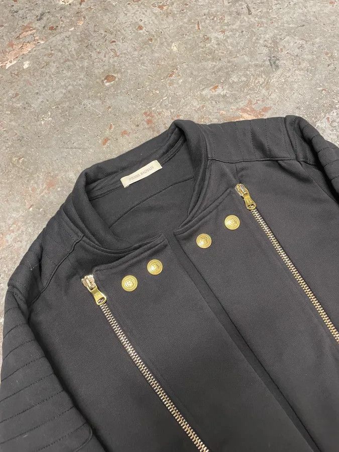 Balmain 2010s Pierre Balmain Dark Horpist Multi Zips Sweater Size US S / EU 44-46 / 1 - 6 Thumbnail