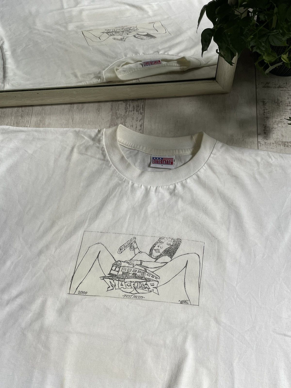 Vintage Vintage Machler 00’s Graffiti Art Germany T-Shirt RARE Size US L / EU 52-54 / 3 - 1 Thumbnail