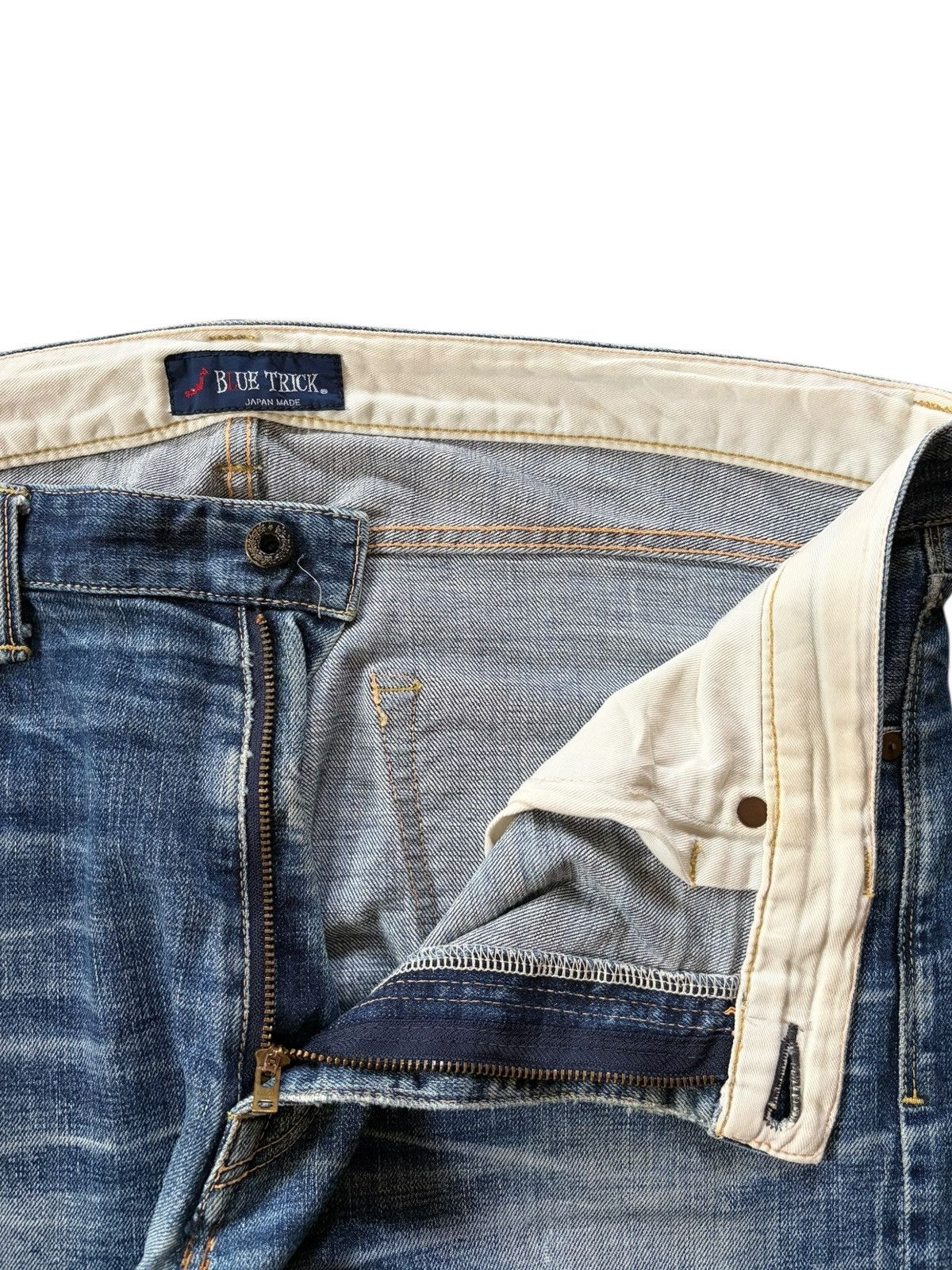 Studio D'Artisan Vintage Japanese Brand Mud Wash Loose Selvedge Jeans Size 39" - 5 Thumbnail
