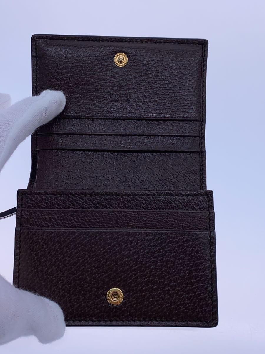 Gucci Gucci Canvas Coin Case Brown Size ONE SIZE - 4 Thumbnail