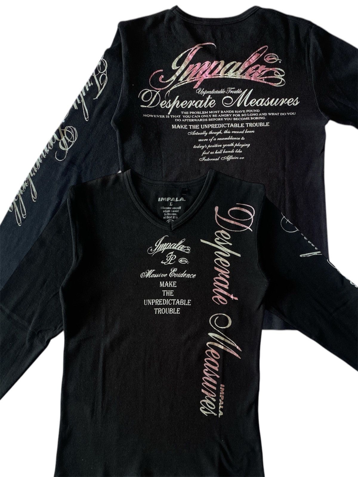 If Six Was Nine × Japanese Brand × Le Grande Bleu (L.G.B.) Japanese Impala poem Gothic vikeistyel Size US L / EU 52-54 / 3 - 1 Thumbnail