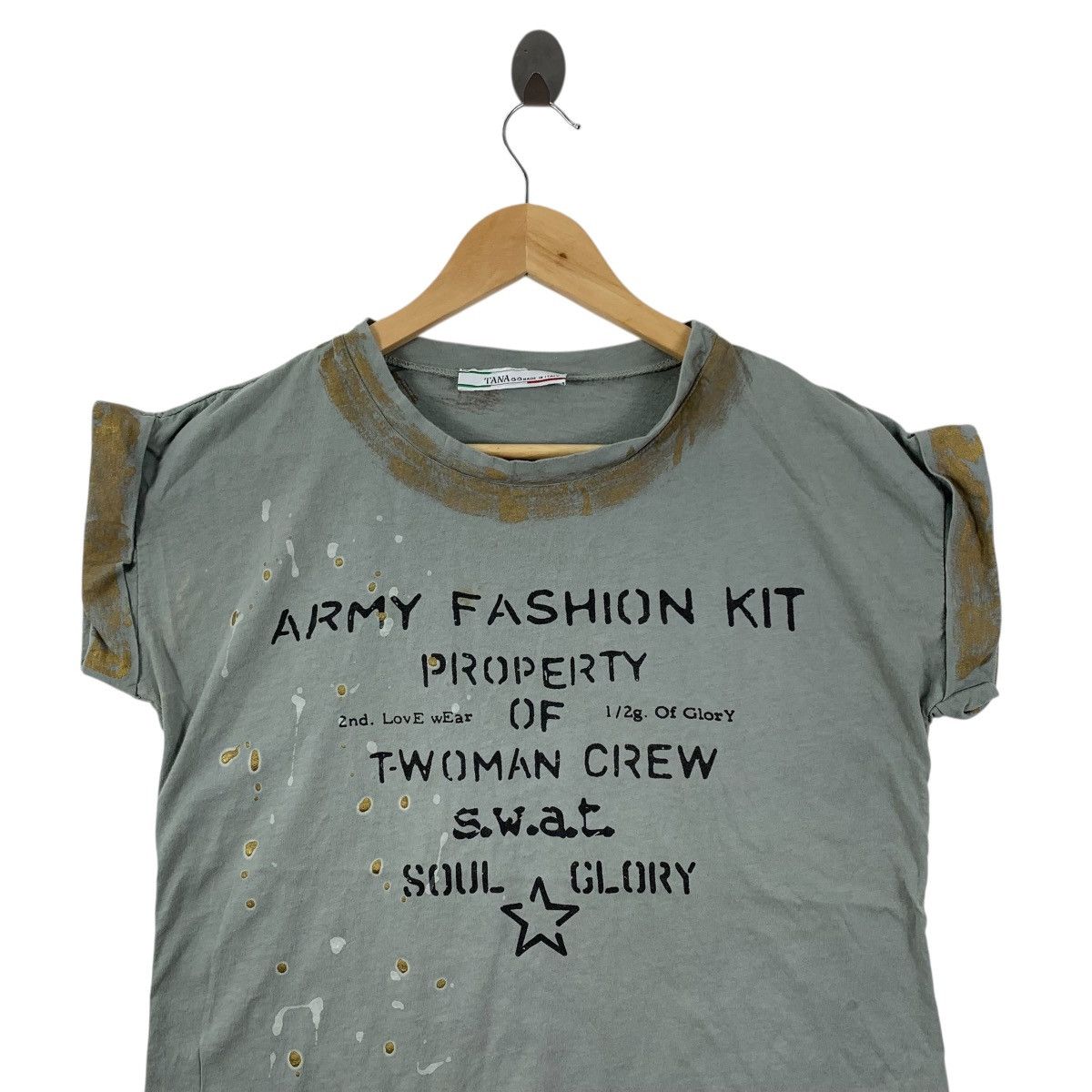 Vintage Vintage TANA T-Woman Crew Swat Soul Glory Tshirt Size S / US 4 / IT 40 - 2 Thumbnail