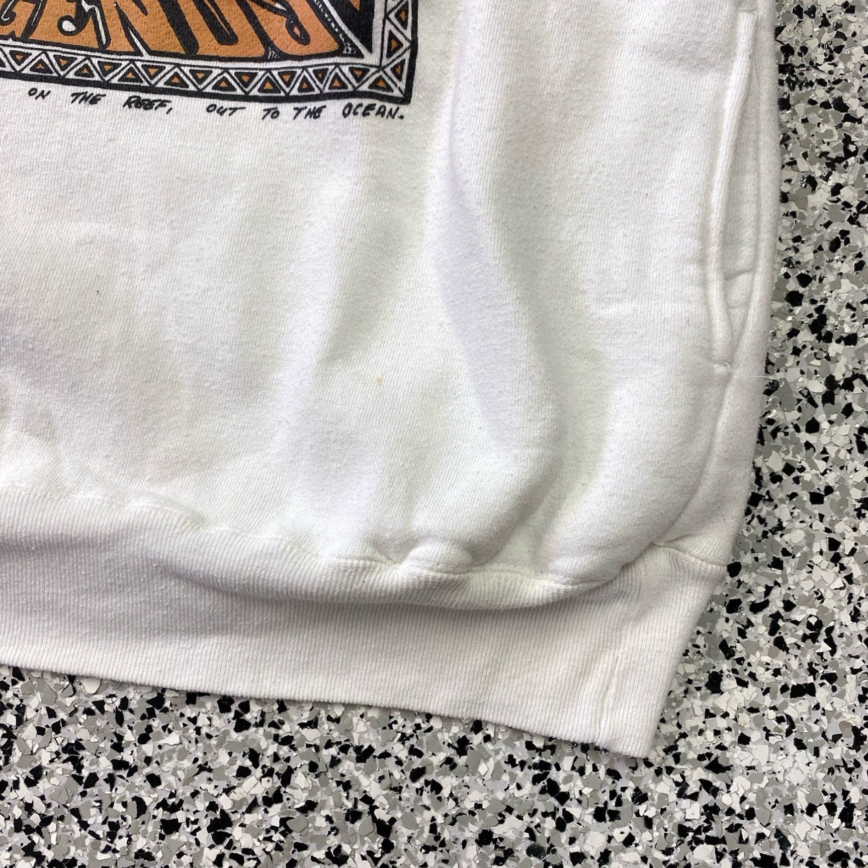 Vintage VINTAGE Wishbone 90s Crewneck Sweatshirt Men L White Cotton Twill Logo Graphic Print Animal Nature 90s Gym & Training Pullover Size US L / EU 52-54 / 3 - 6 Thumbnail