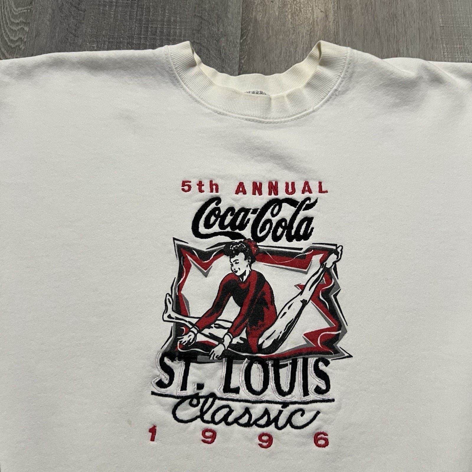 Fruit Of The Loom VTG Coca Cola 5th Annual Coca-Cola Classic Sweatshirt White Size US XL / EU 56 / 4 - 3 Thumbnail