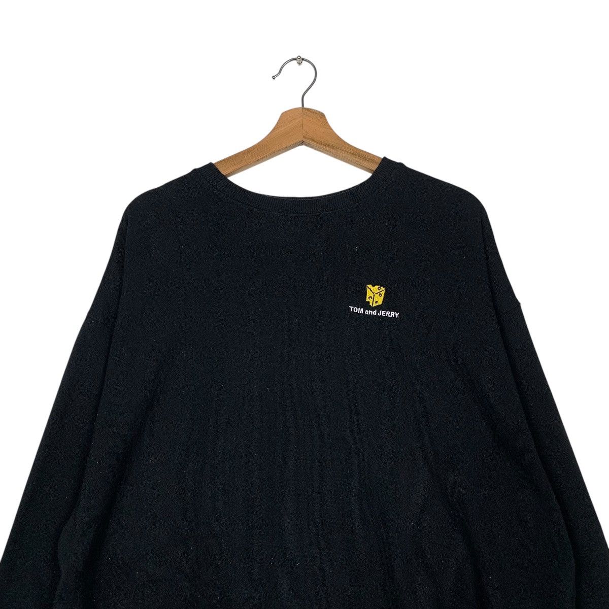 Japanese Brand Tom And Jerry Black Crewneck Sweatshirt Size US L / EU 52-54 / 3 - 3 Thumbnail