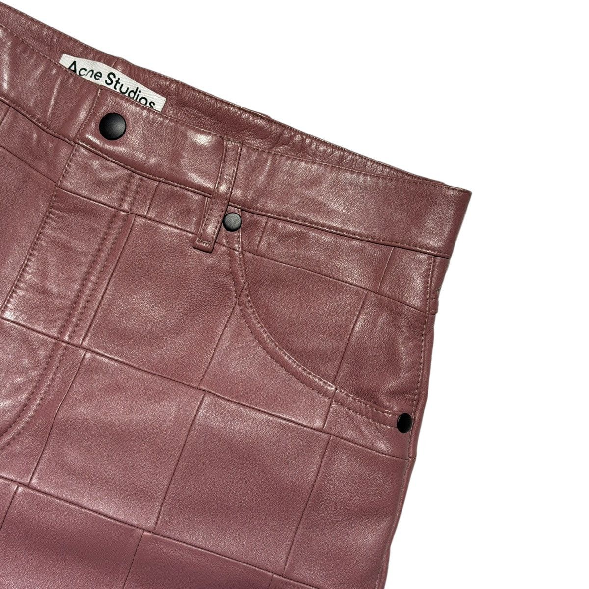 Acne Studios $1,900 lambskin patchwork pant Size US 32 / EU 48 - 2 Thumbnail