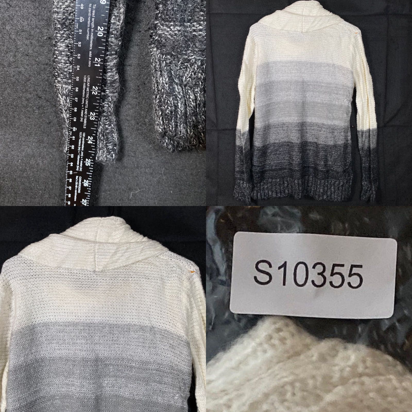 Calvin Klein Calvin Klein Womens Sweater Multicolored Ombre Cowl Neck Mohair Wool Blend M Size M / US 6-8 / IT 42-44 - 8 Thumbnail