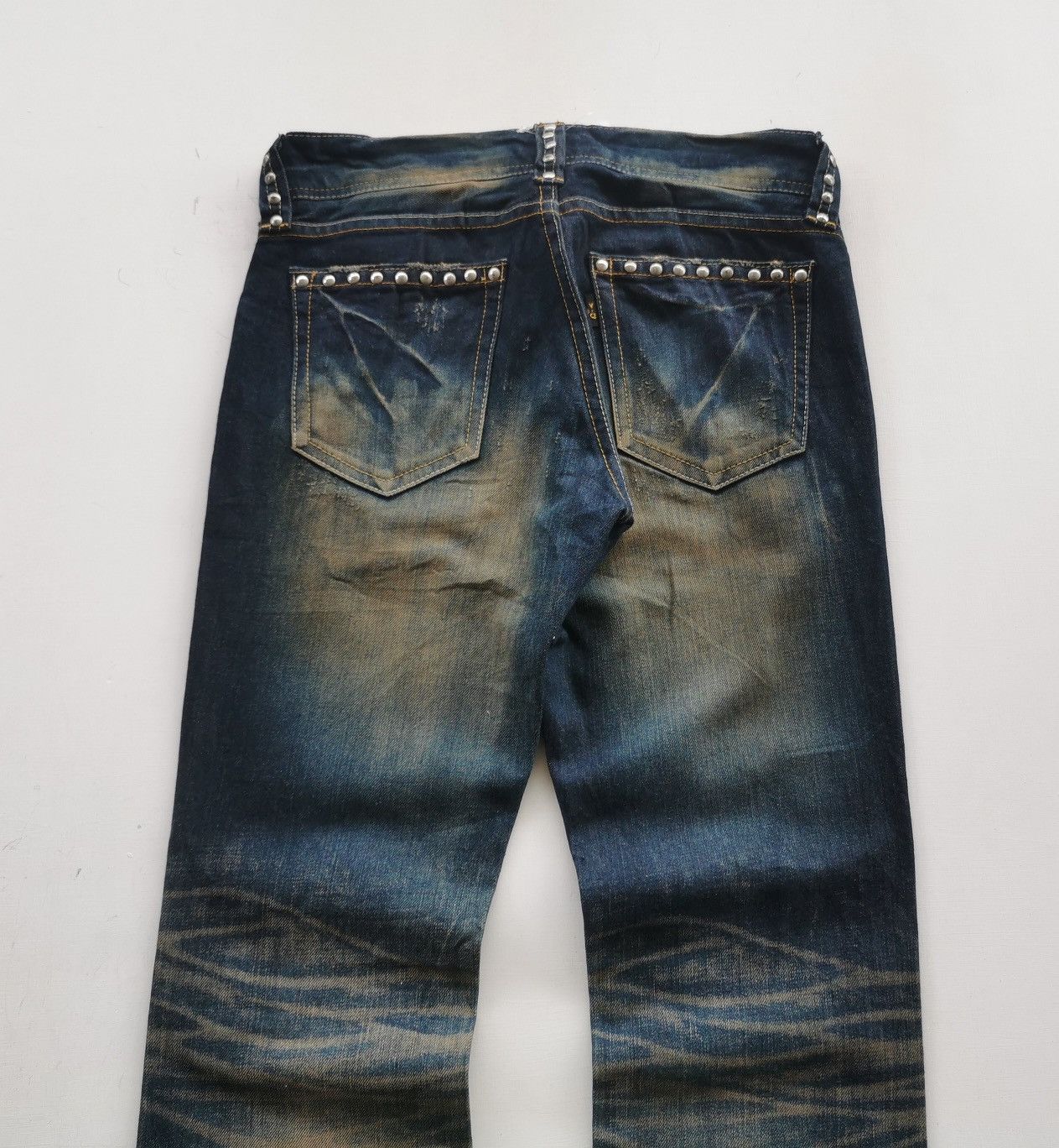 Vanquish Vanquish Mudwash Bootcut Distressed Jeans Size US 30 / EU 46 - 6 Thumbnail