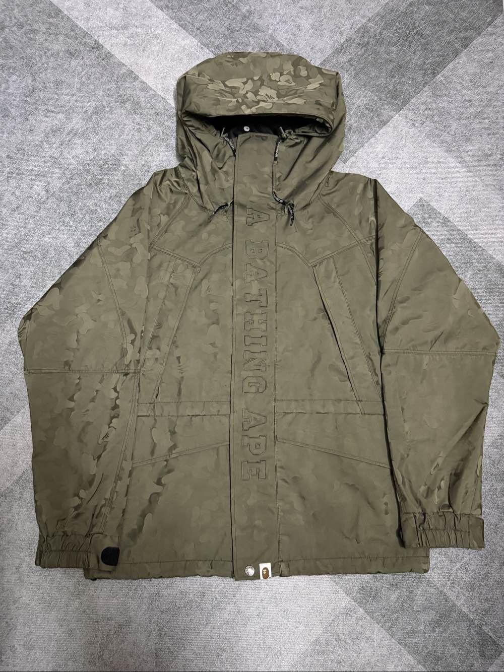 Bape A BATHING APE Camo Embroidered Hooded Jacket Size L Size US L / EU 52-54 / 3 - 1 Thumbnail
